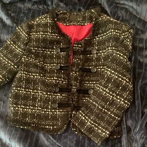 Black and White Blazer